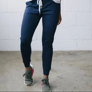 NWT ZYIA Navy Cozy Joggers